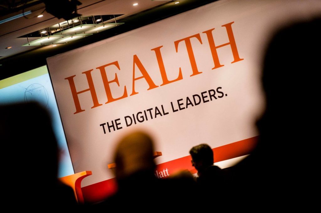 Banner Logo Health – The Digital Leaders Veranstaltung des Handelsblattes