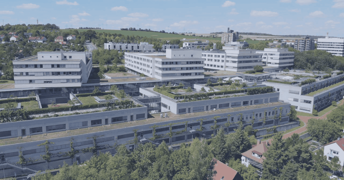 Eine Luftaufnahme des Universitätsklinikums Würzburg.