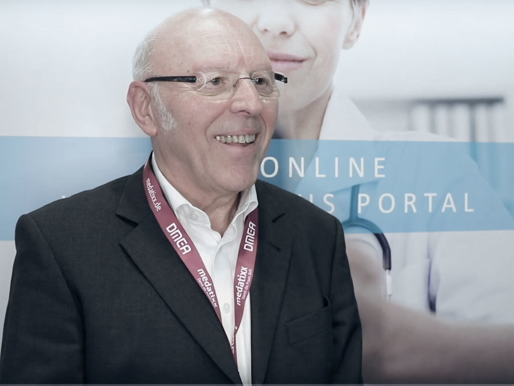 Dr. Günter Steyer, freier Berater für IT-Strategie, -Infrastruktur & -Investitionen im Interview zu Digitalisierung in Kliniken auf der DMEA Connecting Digital Health 2019