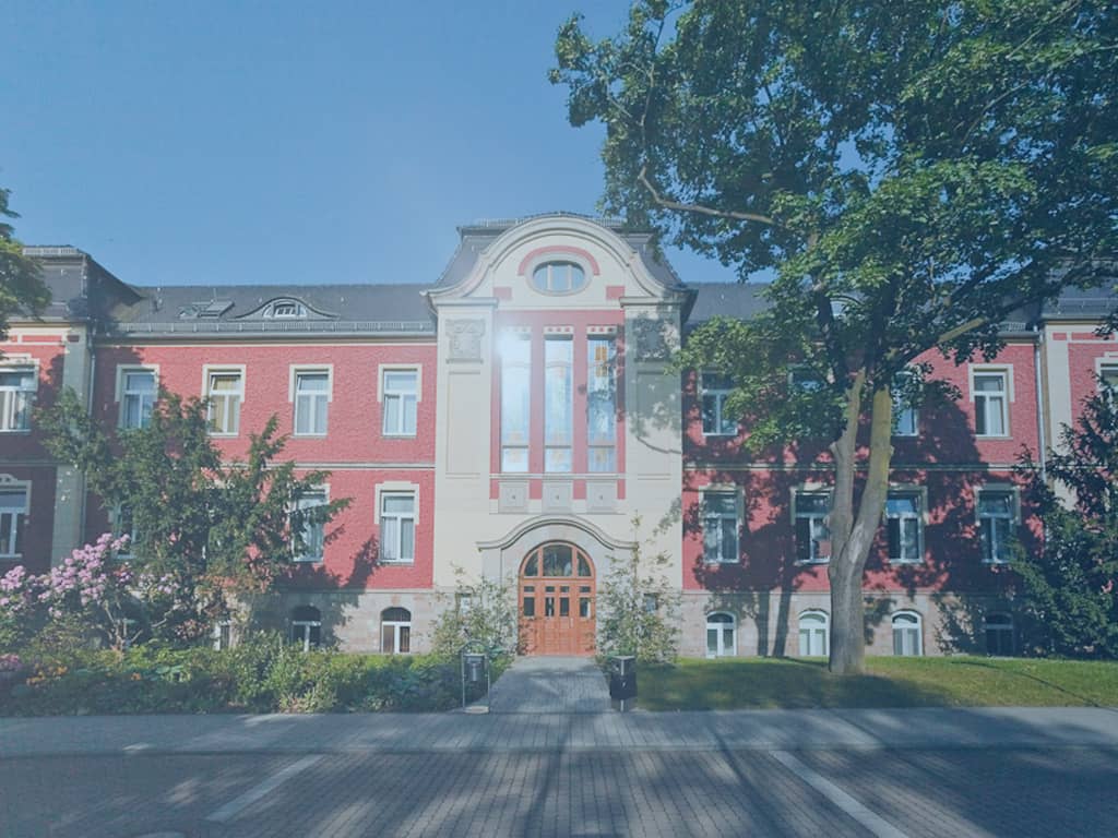 Das Hauptgebäude des Kreiskrankenhaus Torgau.